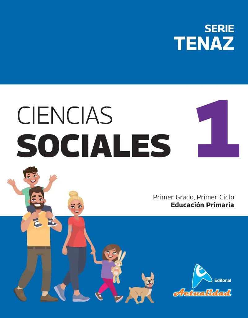 Libro Ciencias Sociales 1 para Primaria Serie Tenaz - Editorial Actualidad - Officemate