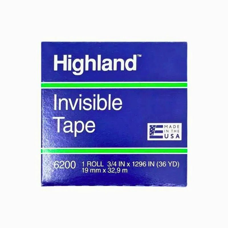Cinta adhesiva mágica 3/4" Highland invisible para oficina - Officemate