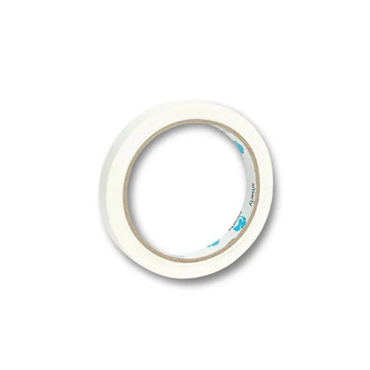 Cinta masking tape blanca Smarty 18 mm x 25 yds sobre fondo blanco, Officemate
