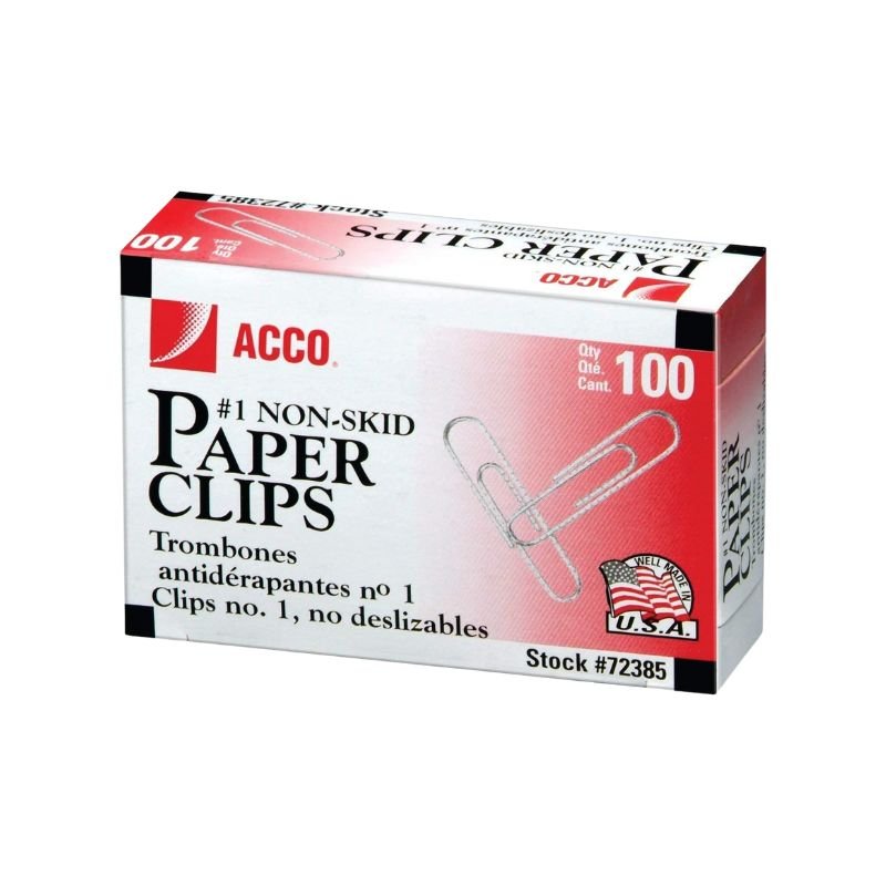 Clips #1 100 Unidades de Acco para organizar documentos