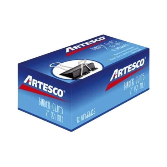 Clips Binder 2" (51 mm) - 12 Unidades | Artesco