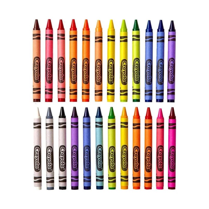 Crayones de colores clásicos Crayola 24 unidades para dibujo y manualidades - Officemate