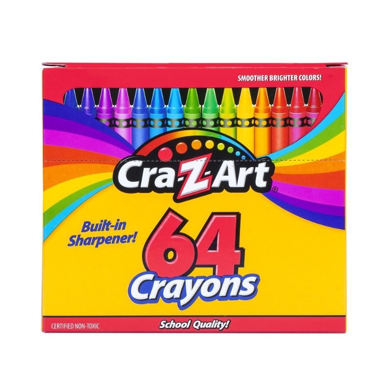 Crayones de colores Cra-Z-Art con sacapuntas - Officemate
