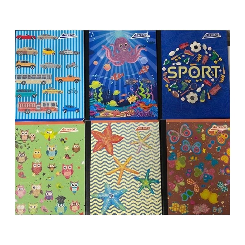 Cuaderno Cosido 200 Pag - Holográfico - Artesco - Officemate
