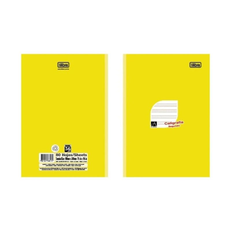 Cuaderno de Caligrafía Rayado 160 Páginas – Tilibra