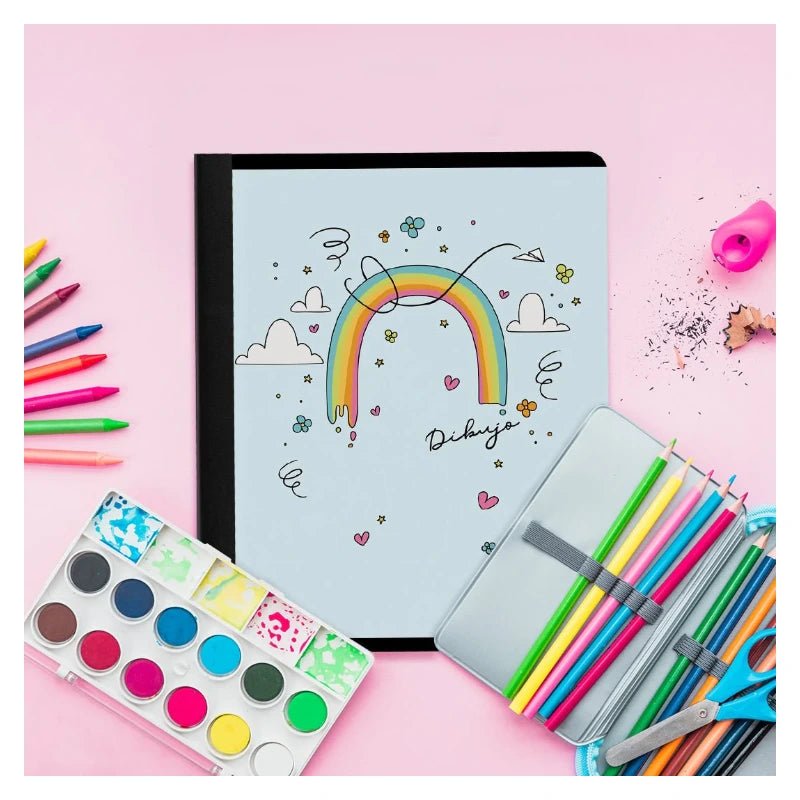 Cuaderno de Dibujo cosido en Blanco 200 Paginas - Apolo