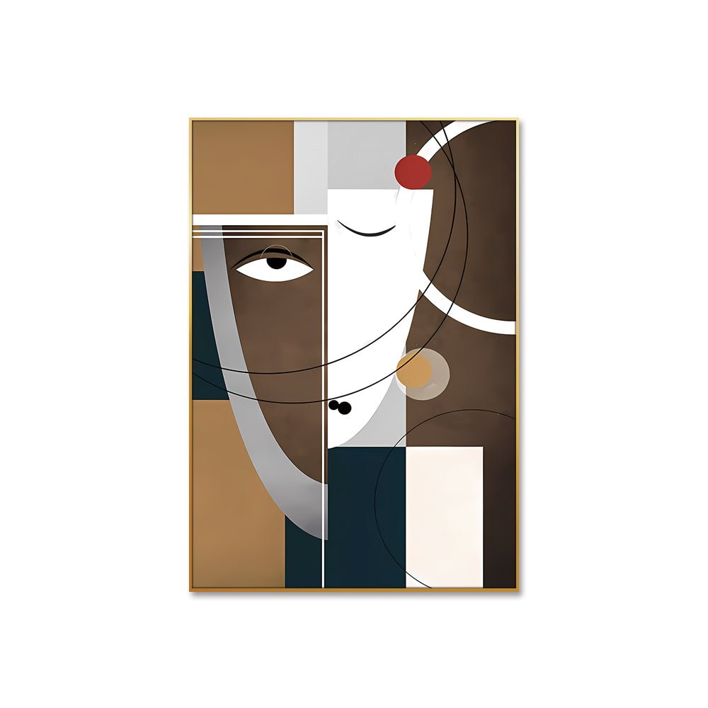 Este es un cuadro abstracto con vetas doradas y grises que se entrelazan, creando un diseño elegante y moderno. Las líneas doradas irregulares añaden profundidad y textura, mientras que el fondo gris varía en tonalidad. El marco de color oro complementa las vetas doradas en el arte interior. Este cuadro sería una adición estética ideal para cualquier oficina, aportando sofisticación y fomentando un ambiente de trabajo positivo e inspirador.  Dimensión: 30'' x 40''