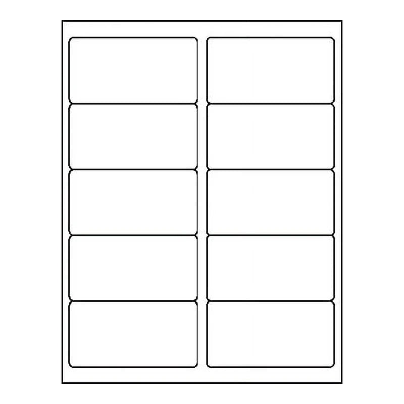 Etiquetas Blancas MACO ML-1000 – Hoja 10 Etiquetas 2x4 Pulgadas | Officemate