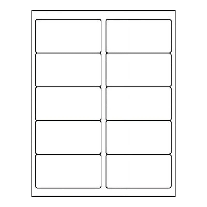 Etiquetas Blancas MACO ML-1000 – Hoja 10 Etiquetas 2x4 Pulgadas | Officemate