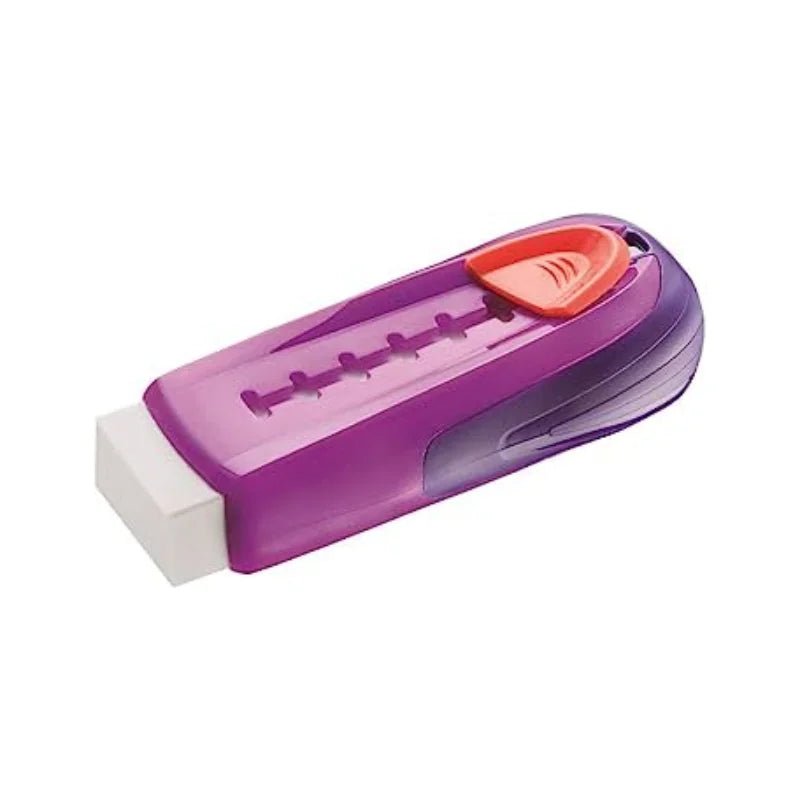 Goma de borrar Maped violeta con refill y diseño compacto. Officemate