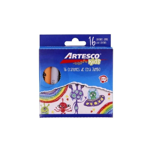 Juego de Crayones de Cera Jumbo 16/1 - Artesco