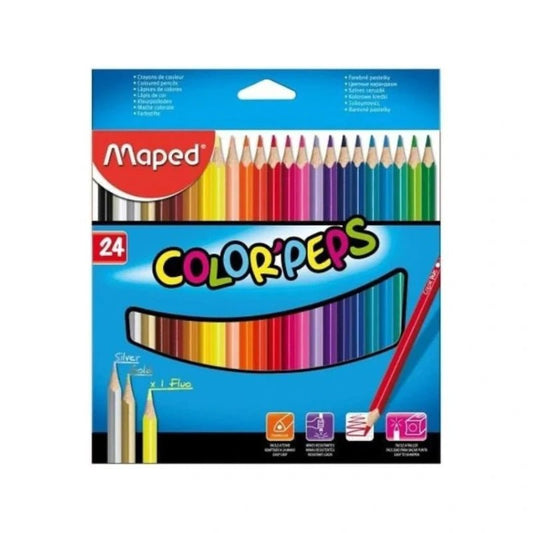 Juego de Lápices de Colores Color Peps - 24 Unidades - Maped