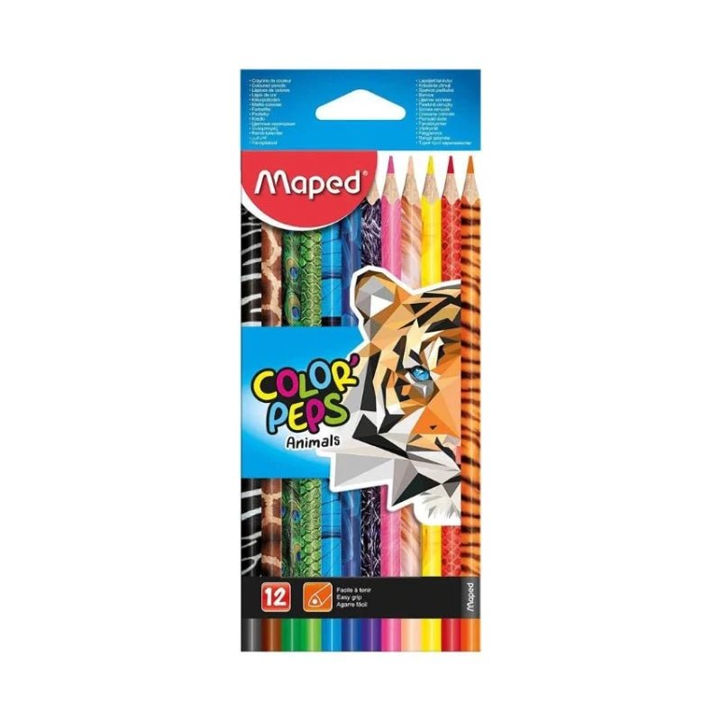 Juego de Lápices de Colores Color Peps Animal 12/1 - Maped