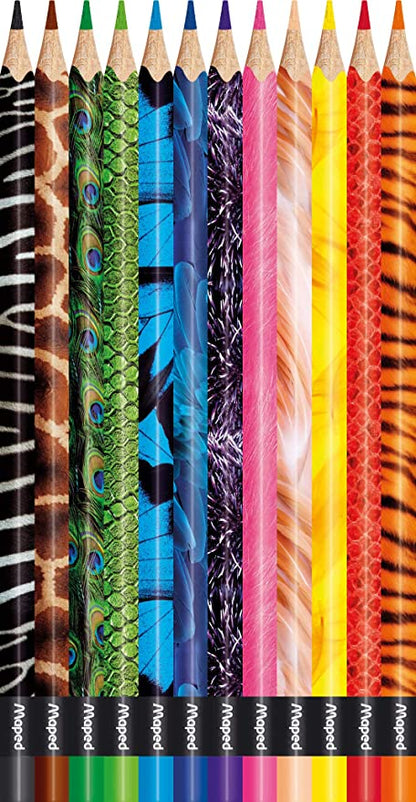 Juego lápices de colores, Color Peps Animal 12/1, Maped