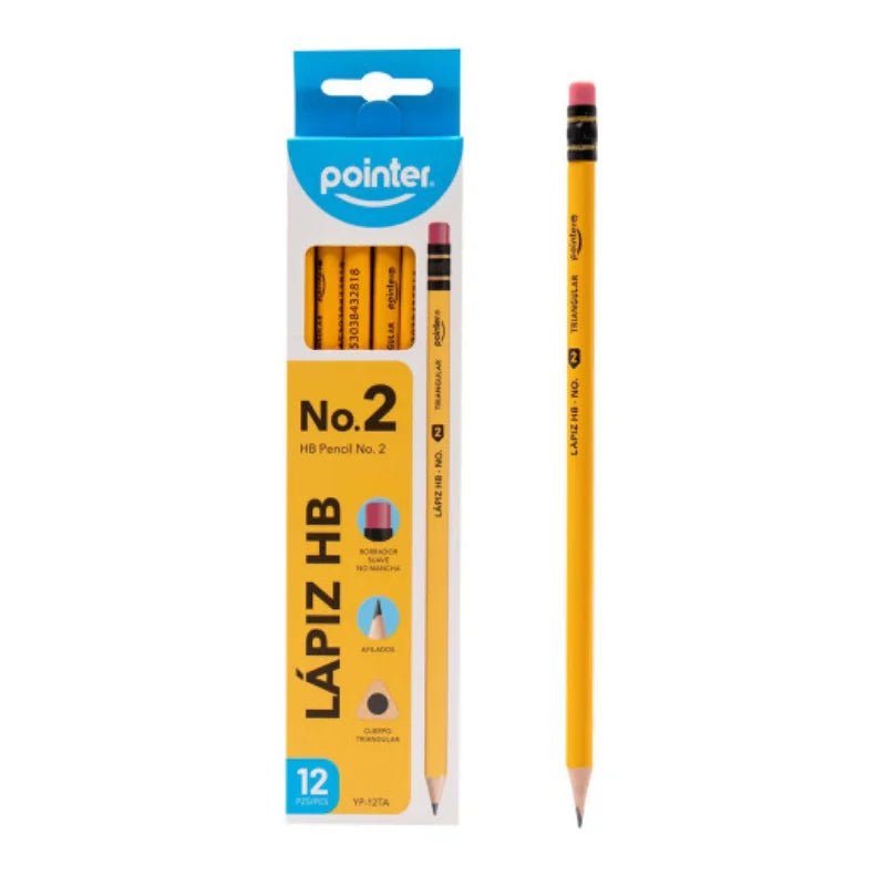 Kit escolar 3er grado MIEL Christian School 2026 - Lápices de carbón HB No. 2 Mongol Papermate - Officemate