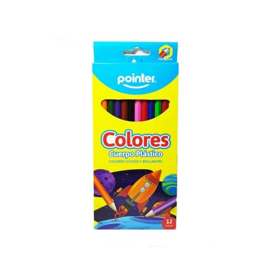 Lápices de Color Largo 12/1 - Pointer