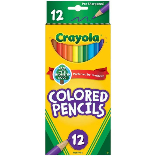Caja de lápices de colores Crayola de 12 unidades - Officemate