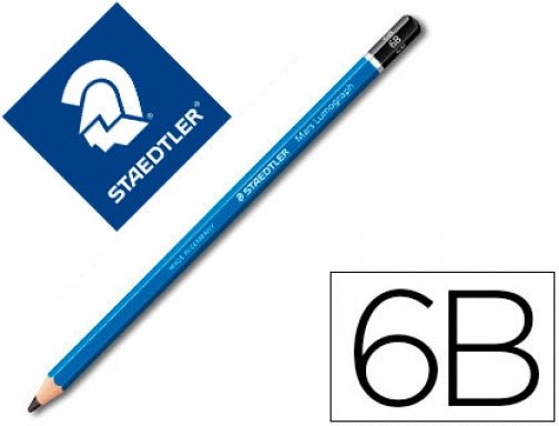 Lápices de Madera 6B UD - Faber Castell