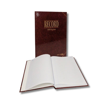 Libro Record de 300 páginas de Ofi-Nota, ideal para llevar registros detallados.