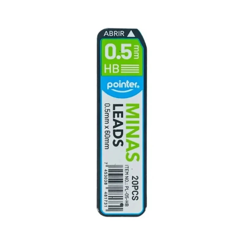Minas de Repuesto Pointer 0.5mm HB - 1 x 20 Minas