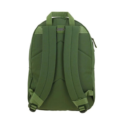 Mochila verde militar escolar modelo 1818 Chenson disponible en Officemate