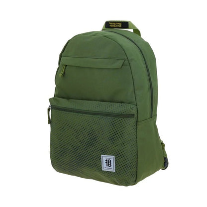 Mochila verde militar escolar modelo 1818 Chenson disponible en Officemate