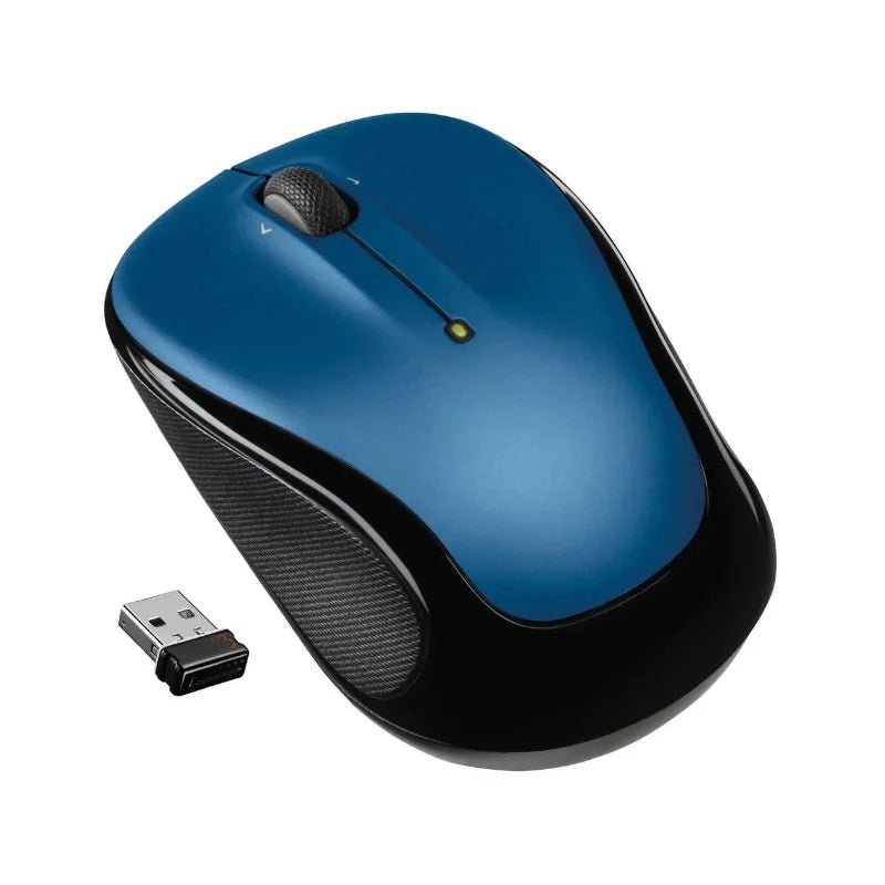 Mouse inalámbrico compacto de Logitech, 2.4 GHz con receptor USB unificador y seguimiento óptico de 1000 DPI.