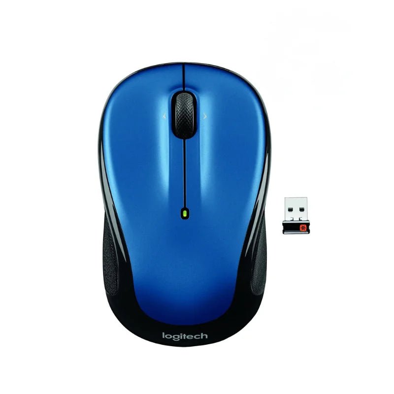 Mouse inalámbrico compacto de Logitech, 2.4 GHz con receptor USB unificador y seguimiento óptico de 1000 DPI.