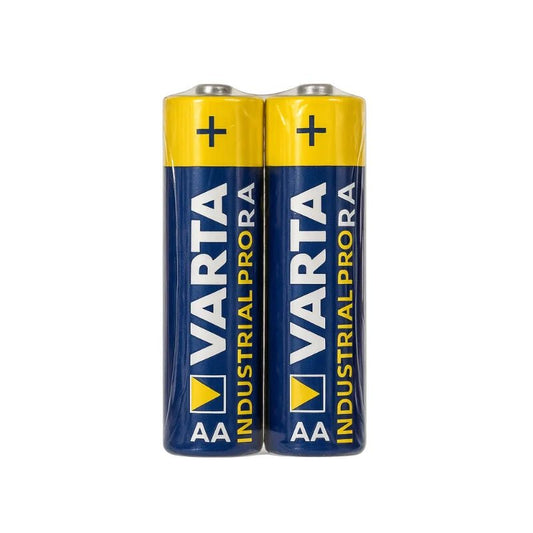 Pilas AA (baterías) Varta Longlife 1.5V, pack de 2 unidades, en su empaque original. Disponible en Officemate República Dominicana.