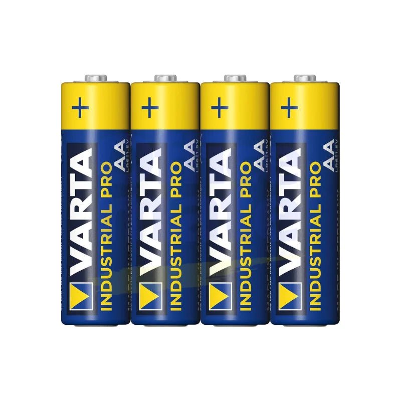 Pilas AA Varta Longlife 1.5V pack de 4 unidades en empaque original, Officemate.