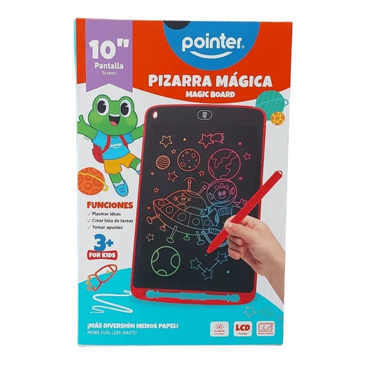 Pizarra mágica LCD de 10 pulgadas con lápiz para niños - Pointer - Officemate