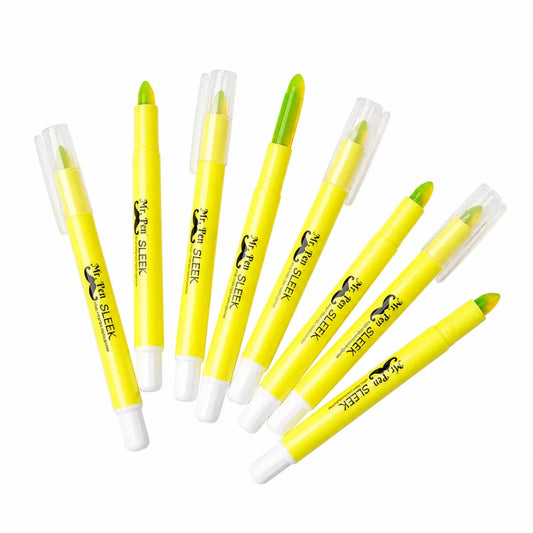 Resaltador amarillo en gel Mr. Pen especial para biblia, vista frontal del producto. Disponible en Officemate República Dominicana.