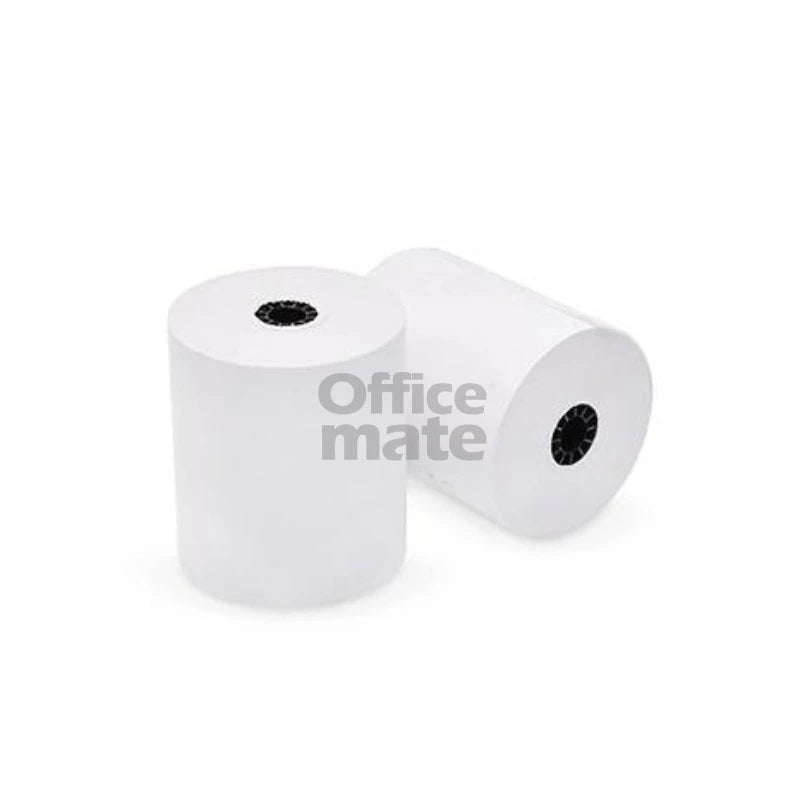 Detalle del rollo de papel térmico 3 1/8 pulgadas Abby. Disponible en Officemate República Dominicana.