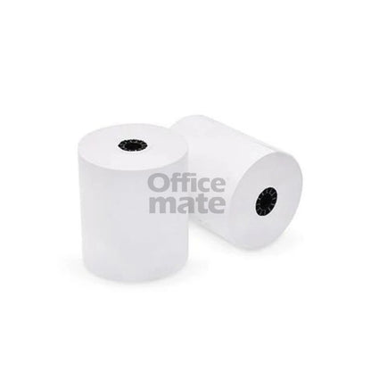 Detalle del rollo de papel térmico 3 1/8 pulgadas Abby. Disponible en Officemate República Dominicana.