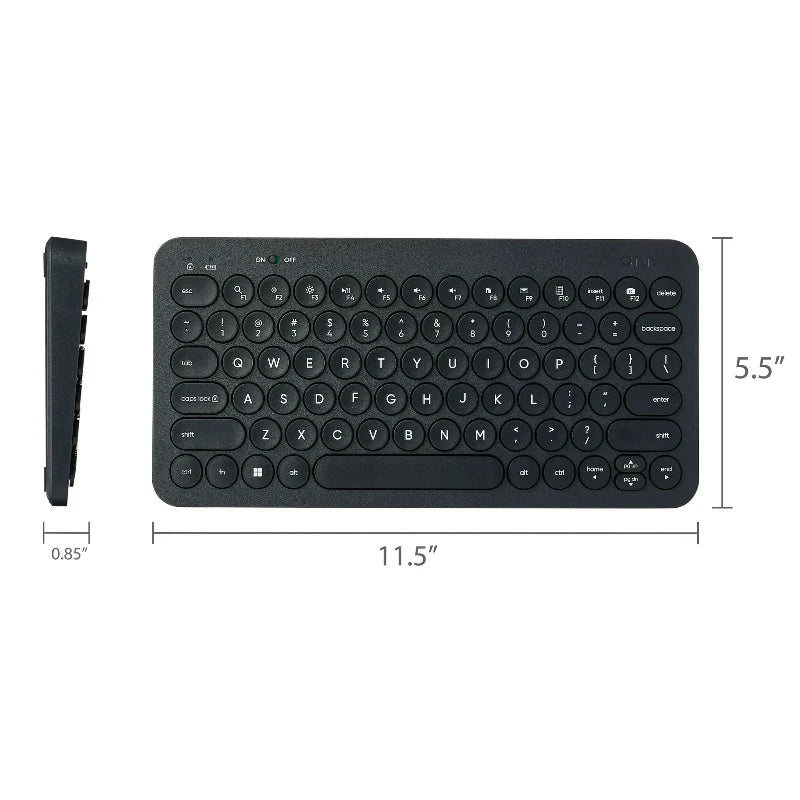 Teclado inalámbrico compacto 78 teclas con receptor USB - ONN Officemate