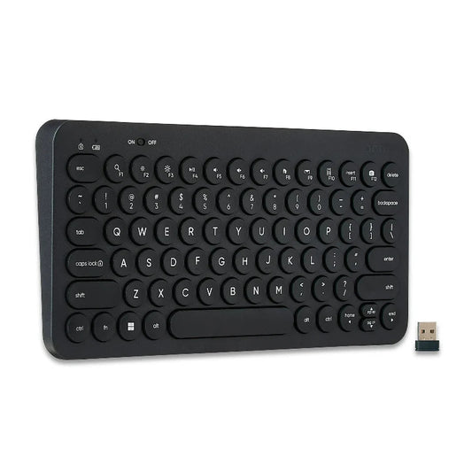 Teclado inalámbrico compacto 78 teclas con receptor USB - ONN Officemate