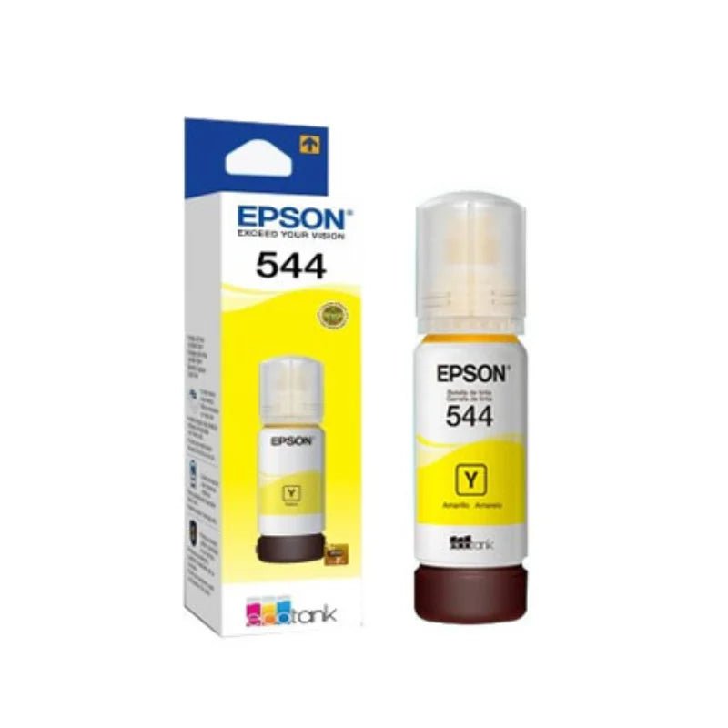 Tinta Epson 544 Amarilla original para impresoras EcoTank con sistema antiderrames – Officemate