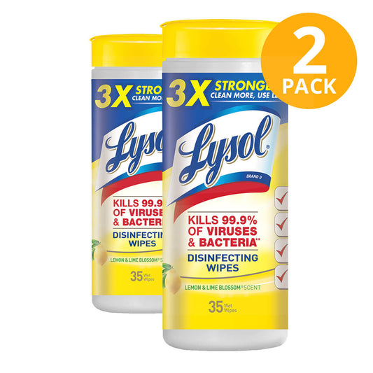 Wipes desinfectante Lysol, 35/1, "2 Pack"