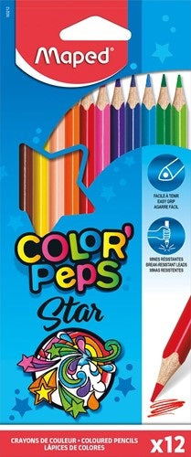 Juego de lápices de colores, Color Peps Star, Maped