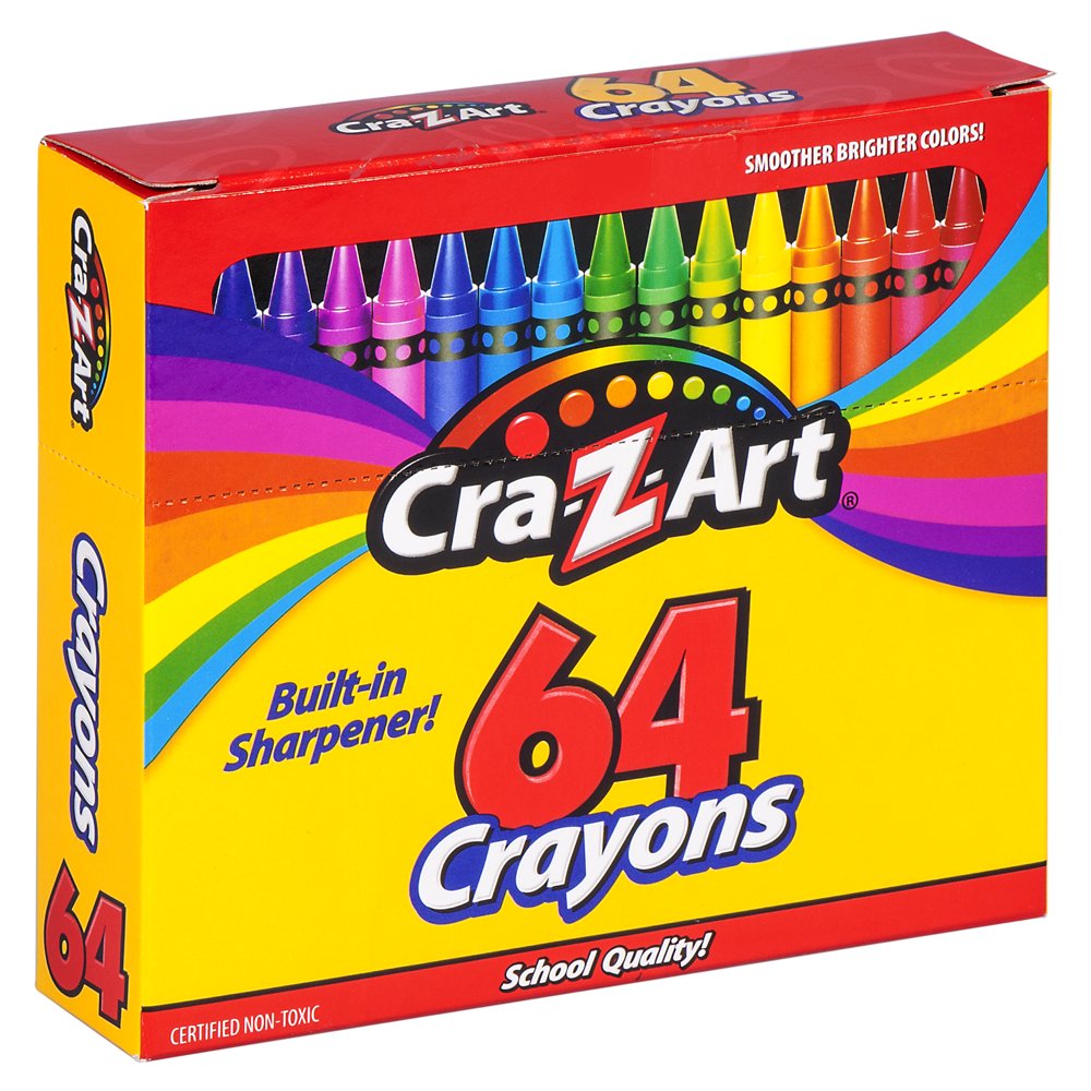 Cra-Z-Art, crayones de calidad escolar, 64 unidades