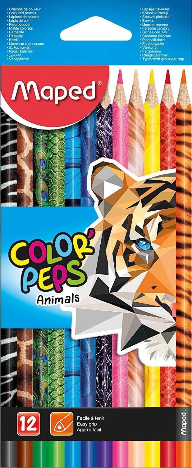 Juego lápices de colores, Color Peps Animal 12/1, Maped