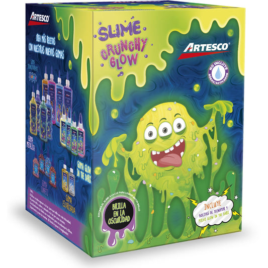 Pack Slime Crunchy Glow, Artesco