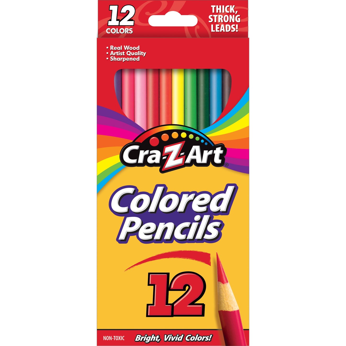 Lápices de colores - 12 unidades - Cra-Z-Art